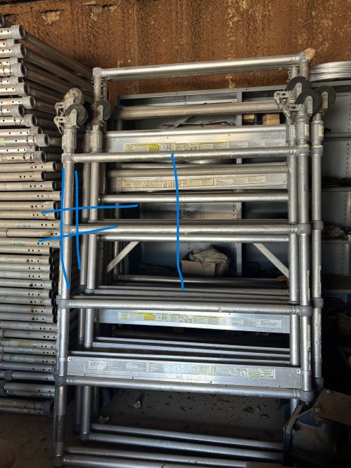 Lot of Scaffolding, Walk Boards, and Braces - Image 3